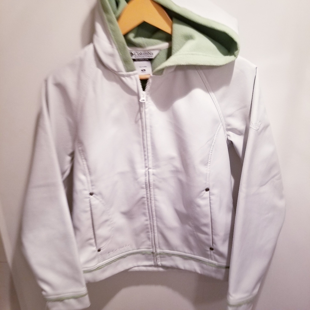 Columbia | Sportswear White Green Jacket Coat